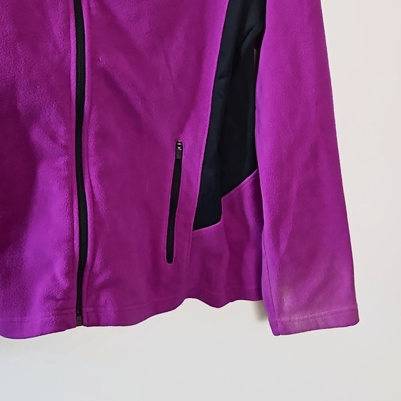 Columbia Fleece Jacket Zip Front Size L - Picture 8 of 10